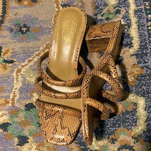 Heeled sandals from charlotte stone. Never worn.